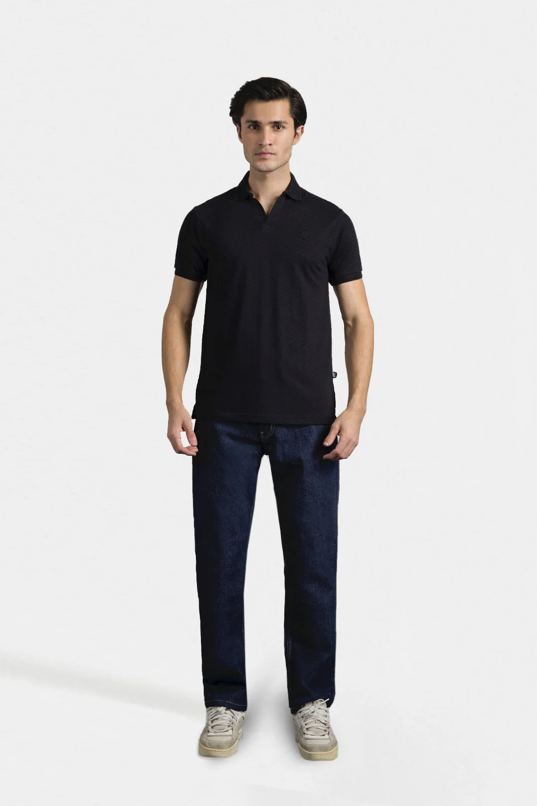 Textured Johnny Collar Polo - 5005 - Image 10