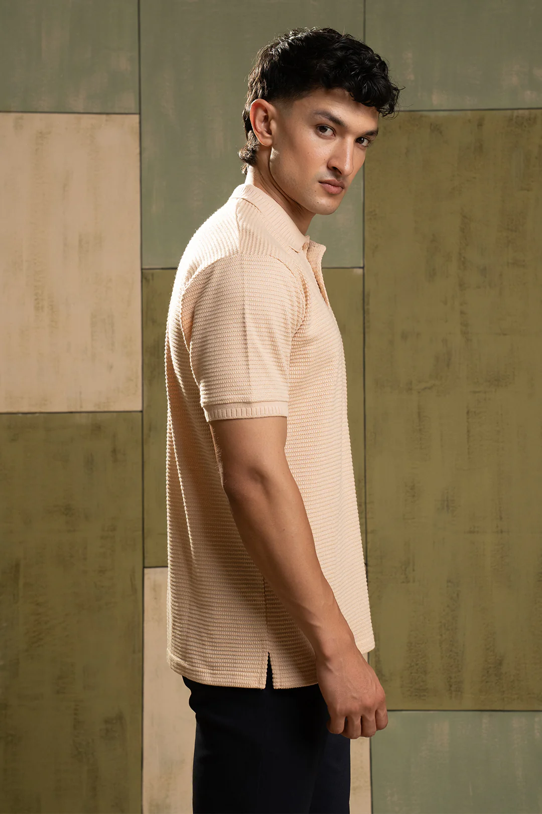 Textured Polo - 5003 - Image 4