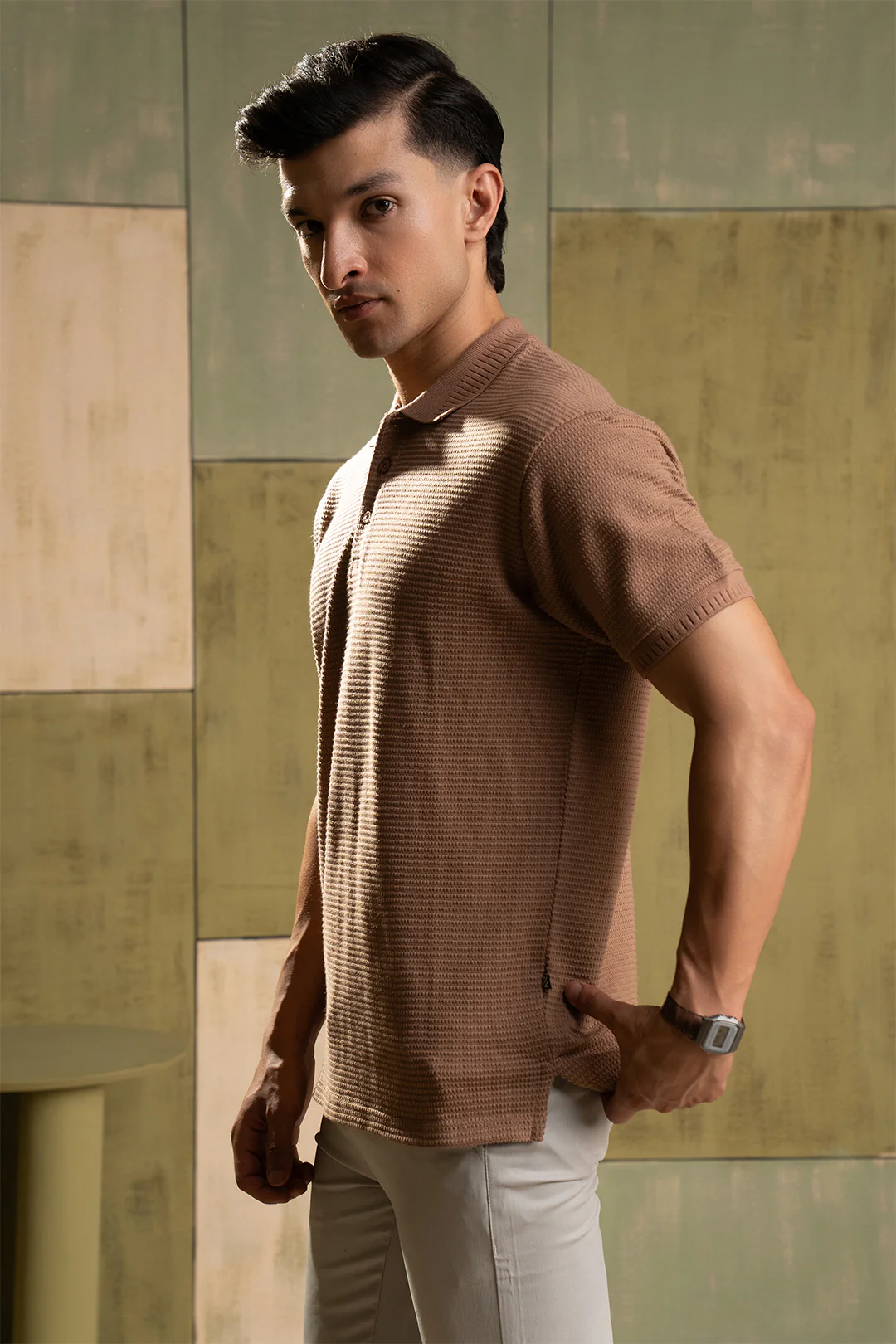 Textured Polo - 5004 - Image 7