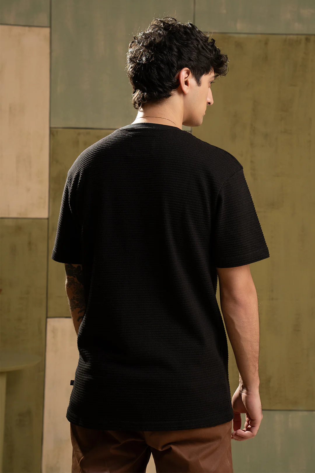 Textured T-Shirt - 5002 - Image 7