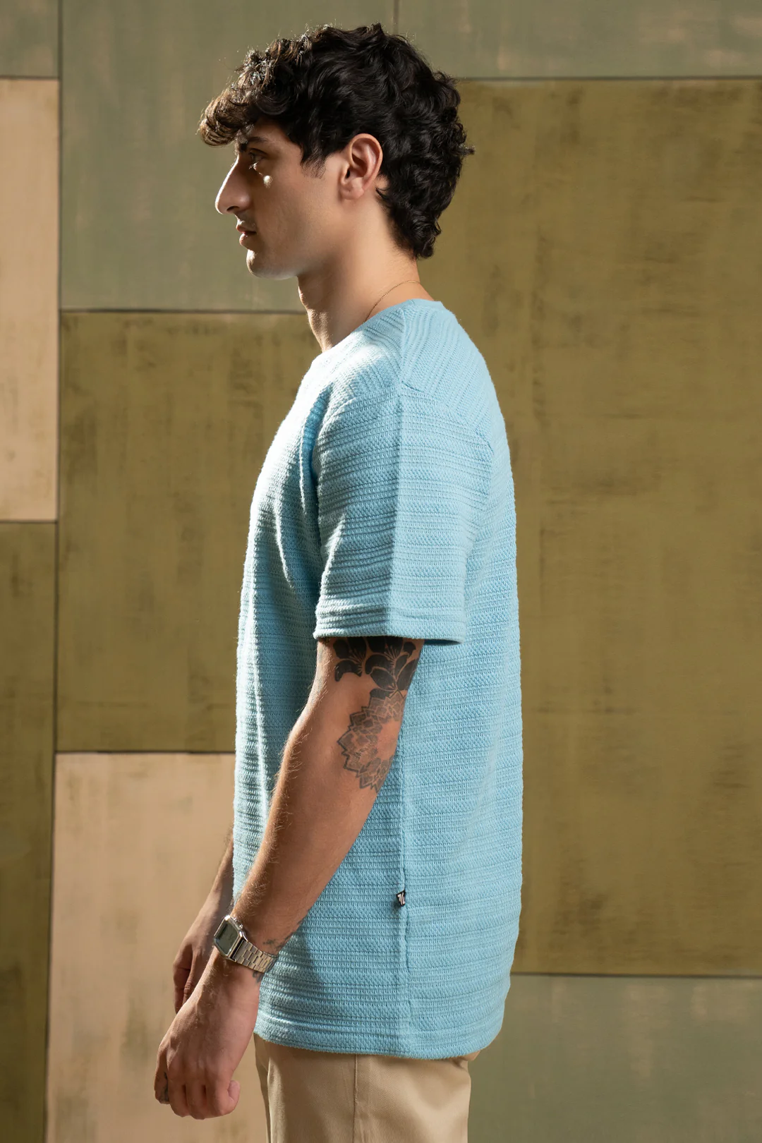 Textured T-Shirt - 5005 - Image 6