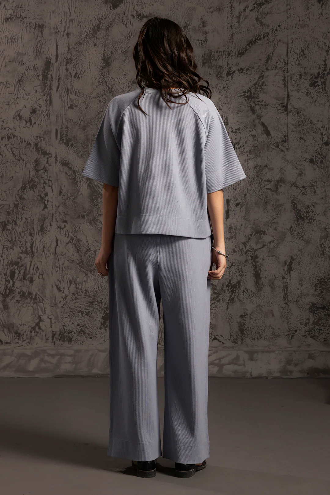Waffle Knit Co-Ord Set Shirt - 5002 - Image 11
