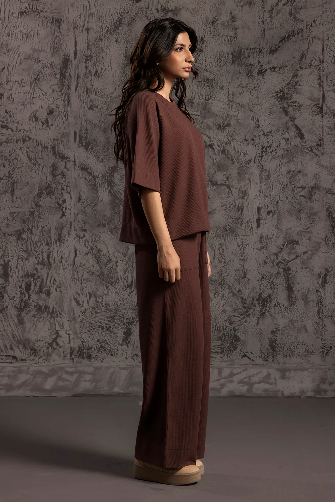 Waffle Knit Co-Ord Set Trouser - 5001 - Image 7