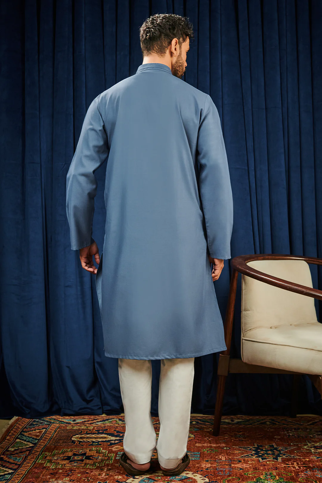 Wash & Wear Kurta - E001 - Image 4