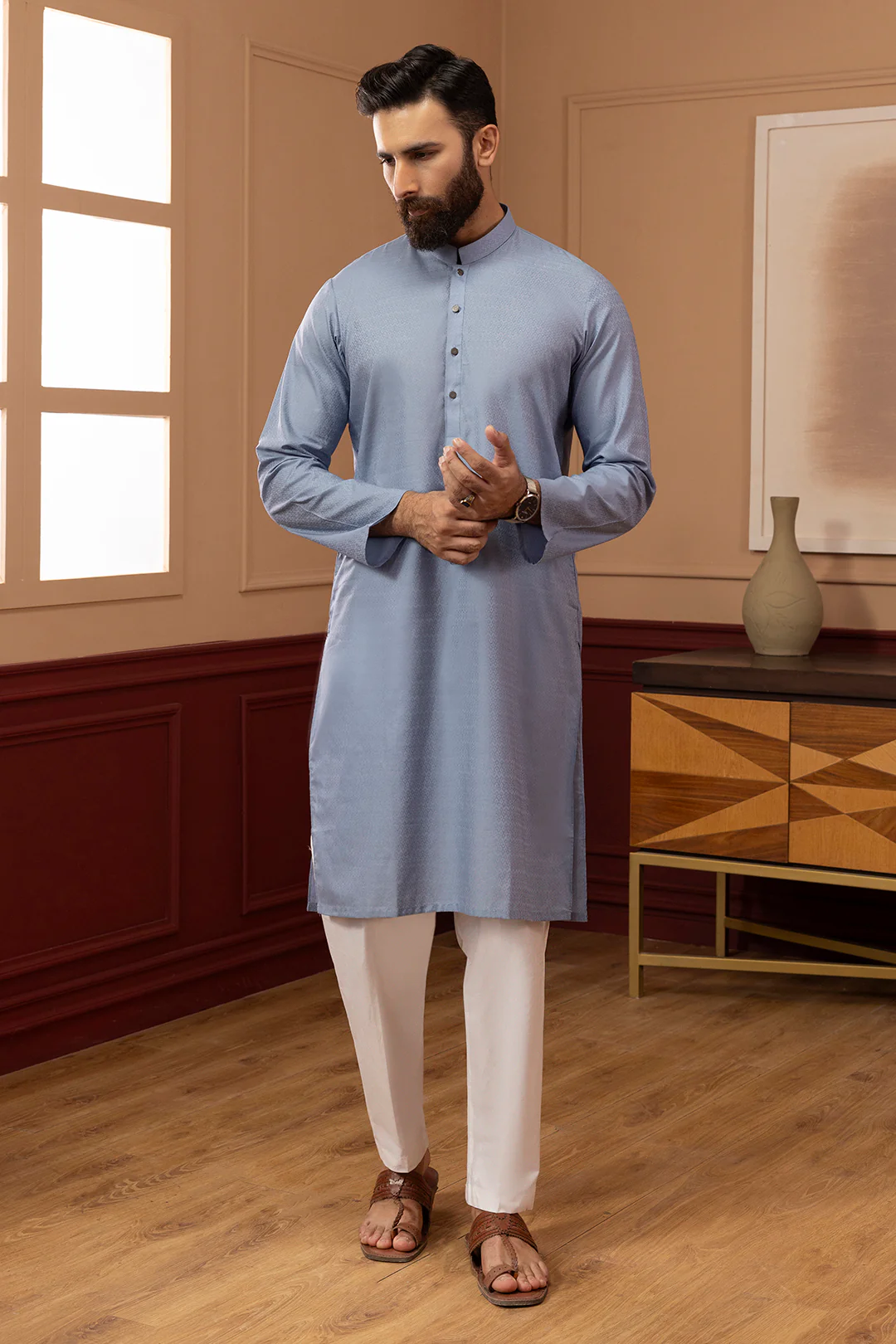 Wash & Wear Kurta - 5006 - Image 10