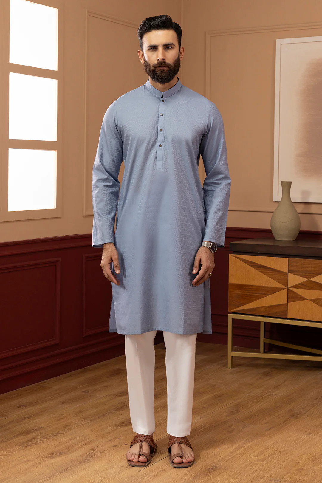 Wash & Wear Kurta - 5006 - Image 6