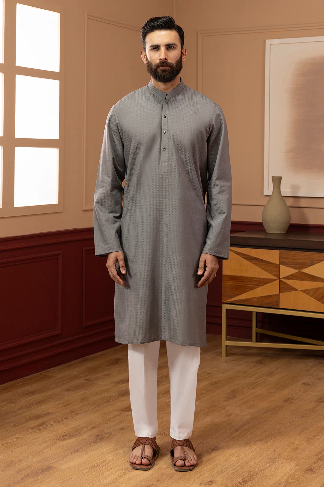 Wash & Wear Kurta - 5015 - Image 4