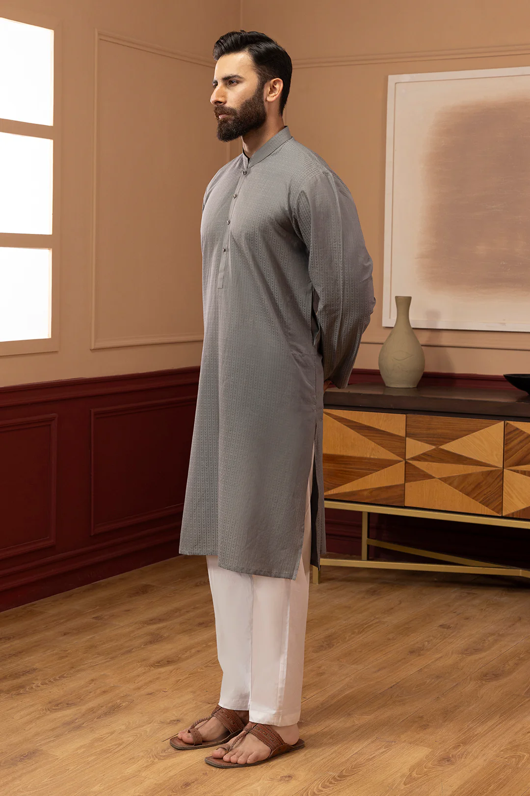 Wash & Wear Kurta - 5015 - Image 6
