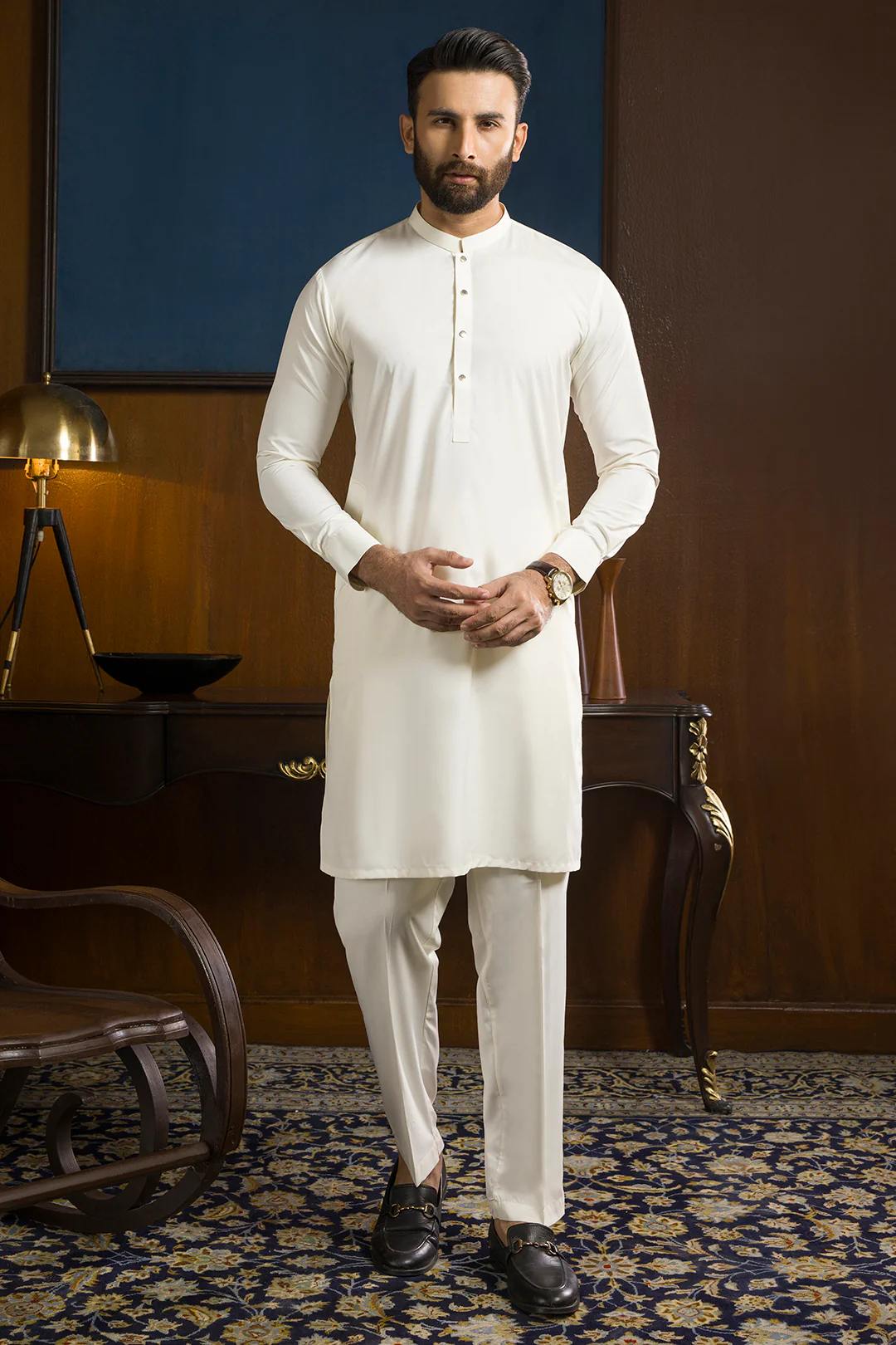 Wash & Wear Kurta Pajama - 0004 - Image 12