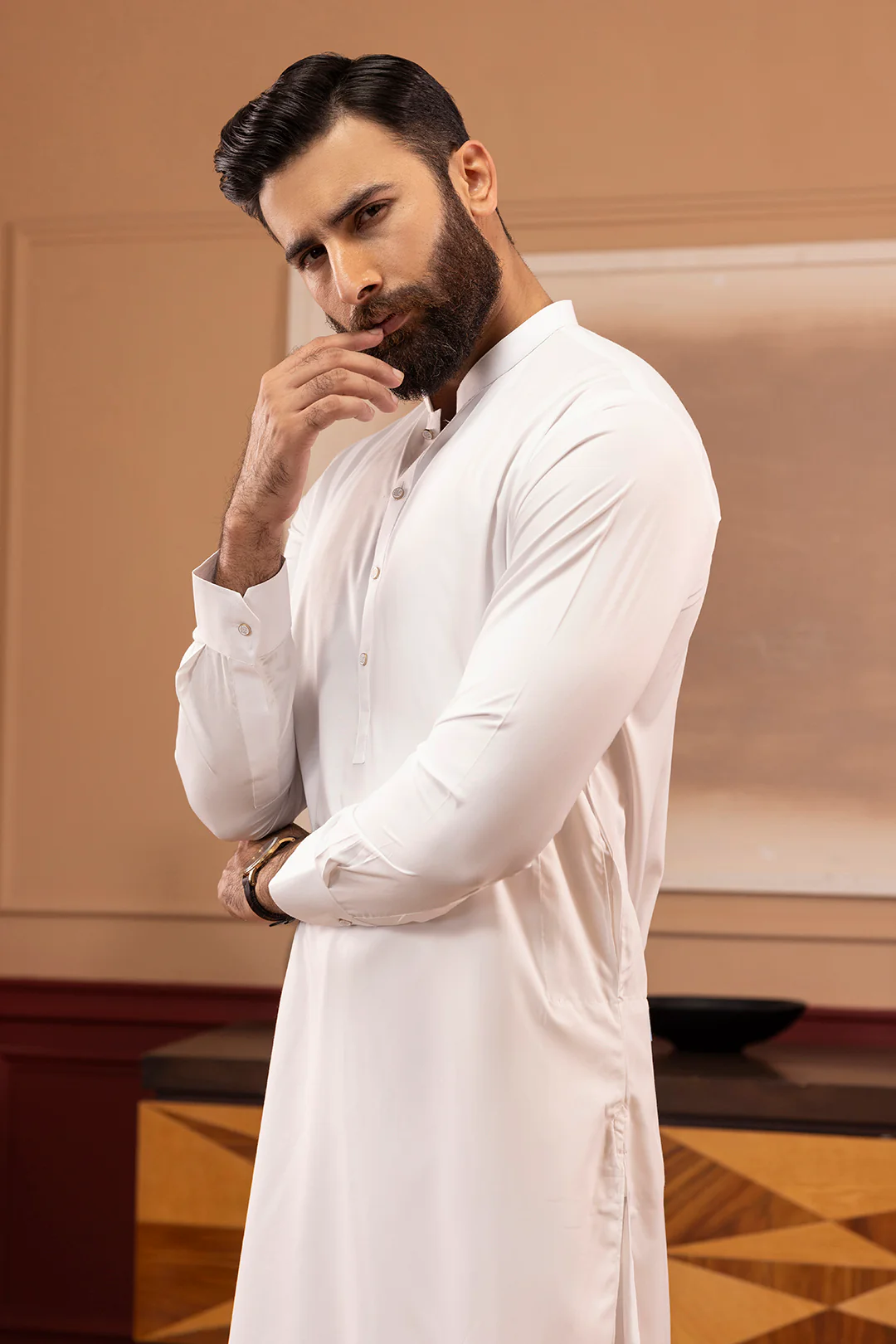 Wash & Wear Kurta Pajama - 2604 - Image 5