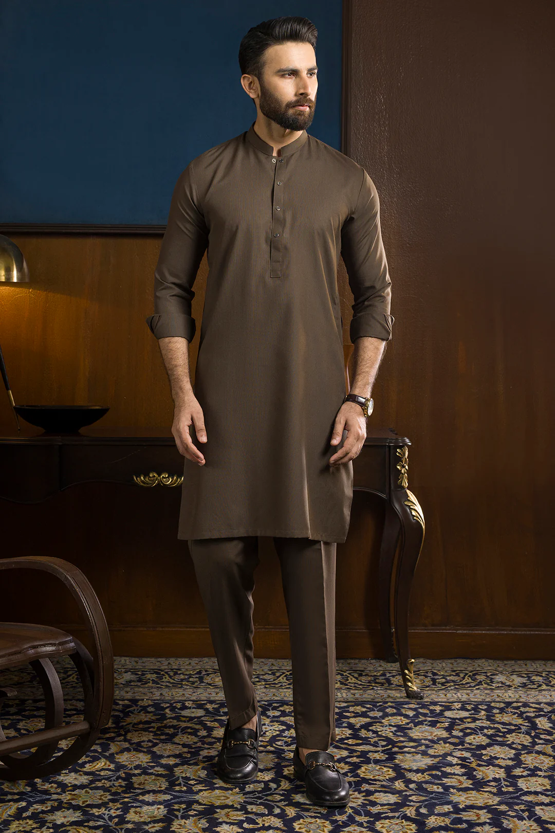 Wash & Wear Kurta Pajama - 0047 - Image 15