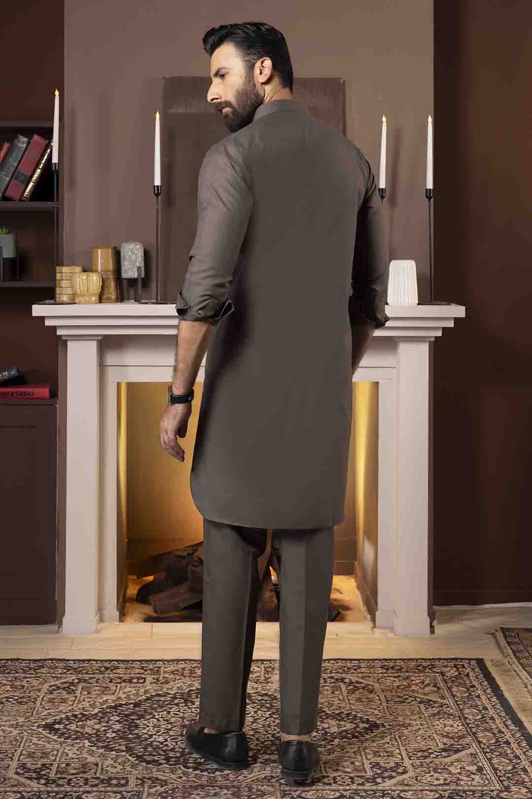 Wash & Wear Kurta Pajama - 0056 - Image 10