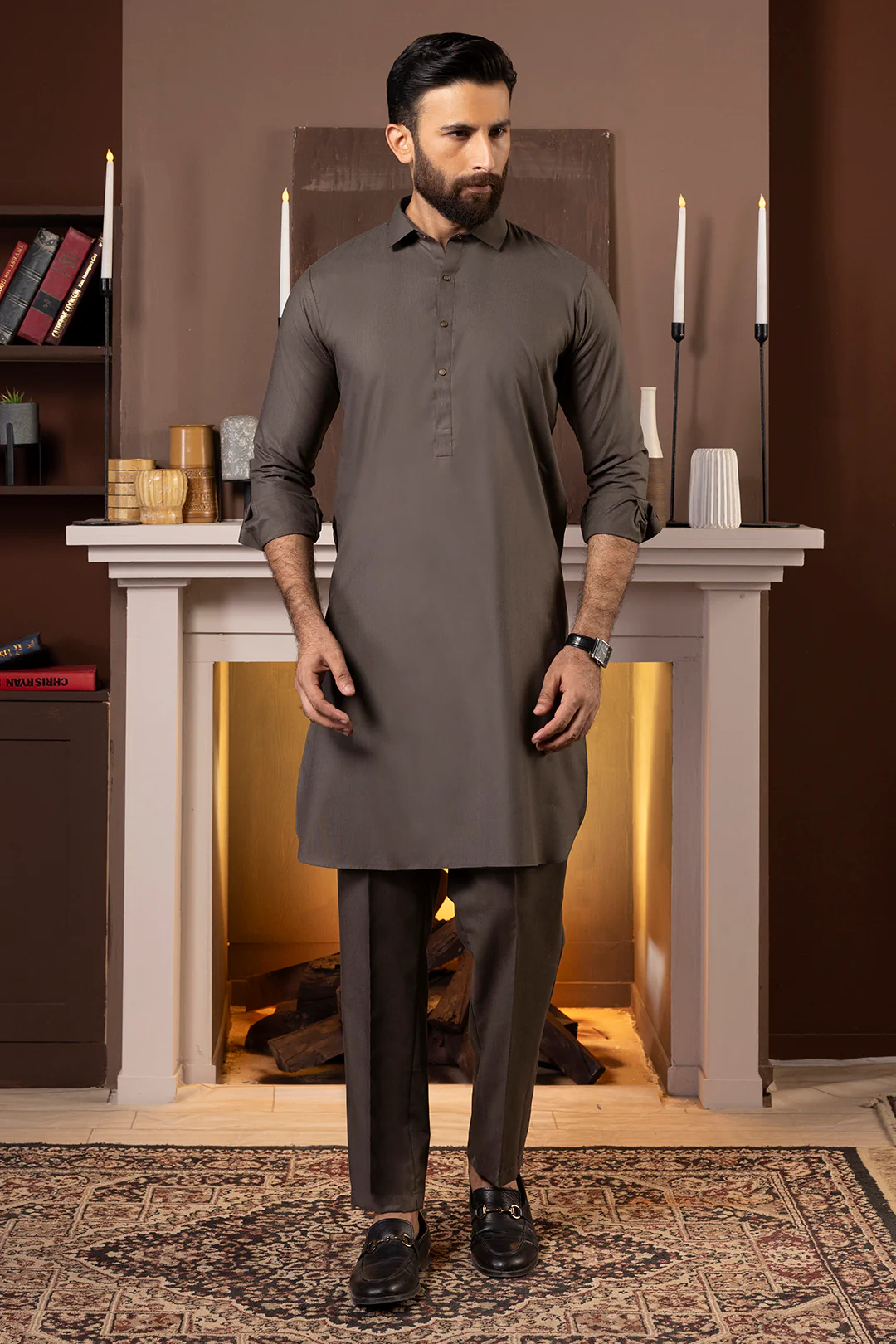 Wash & Wear Kurta Pajama - 0056 - Image 6