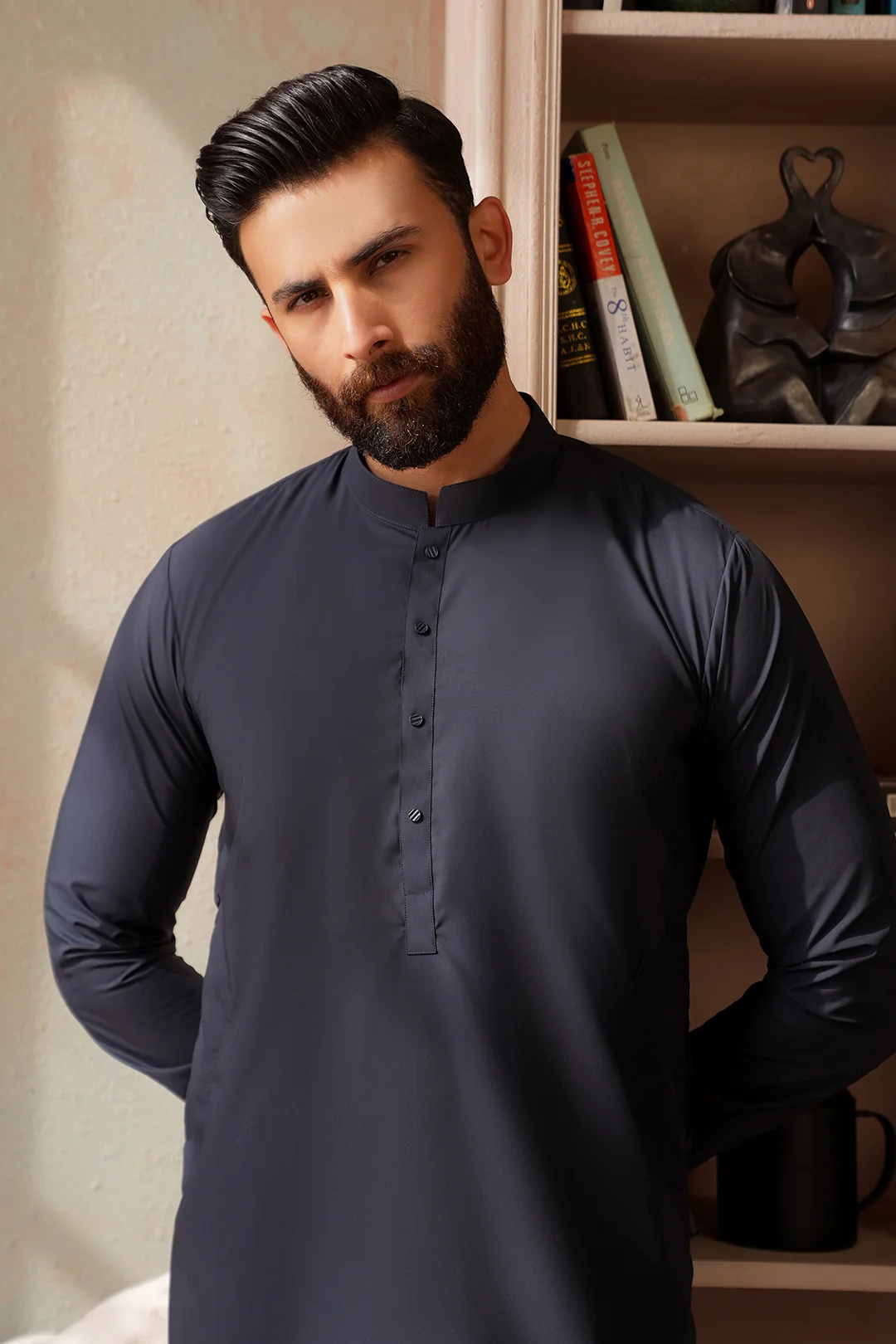 Wash & Wear Kurta Pajama - 2606 - Image 2