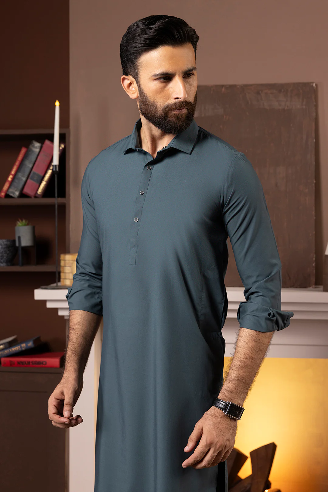 Wash & Wear Kurta Pajama - 2608 - Image 2