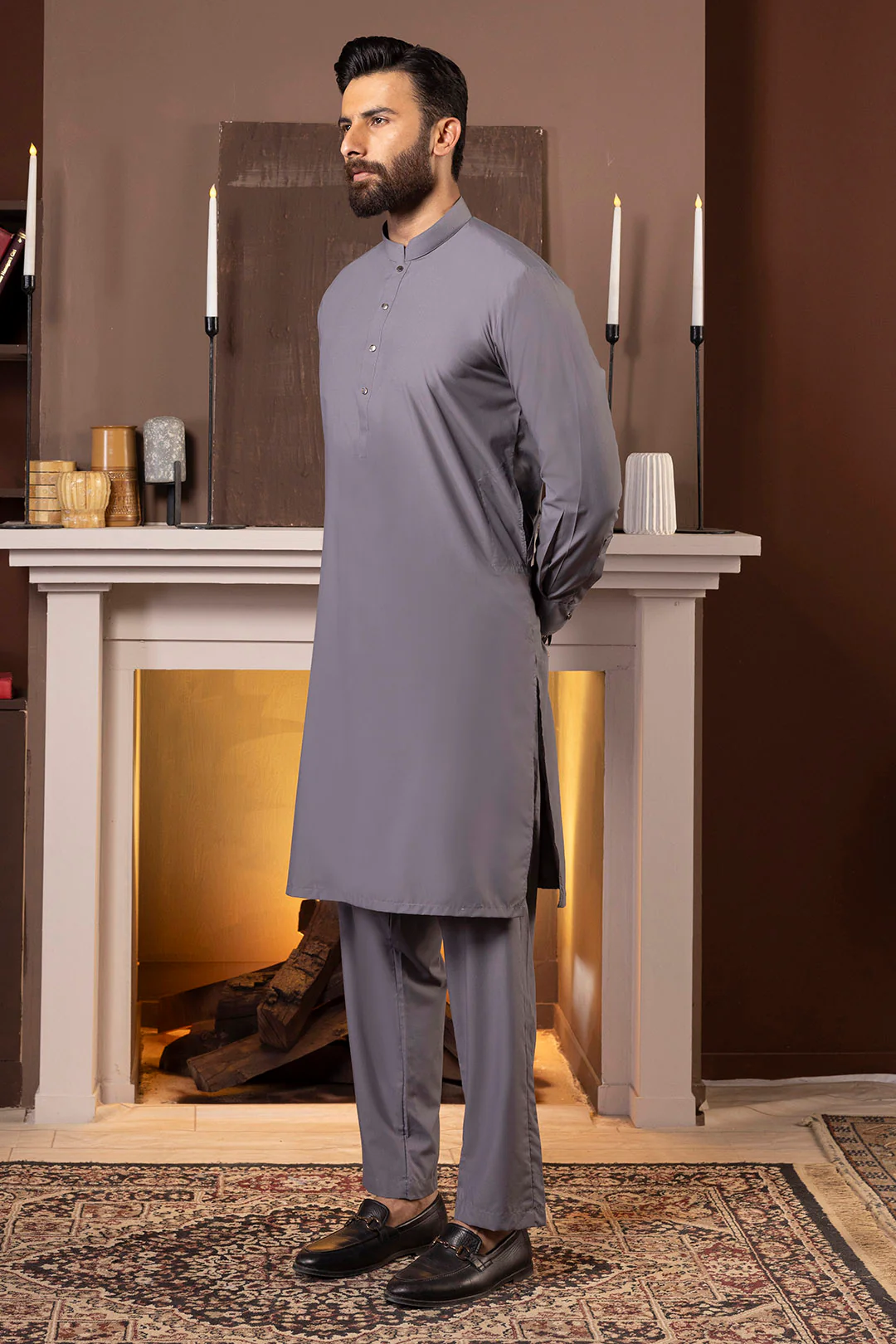 Wash & Wear Kurta Pajama - 2612 - Image 4
