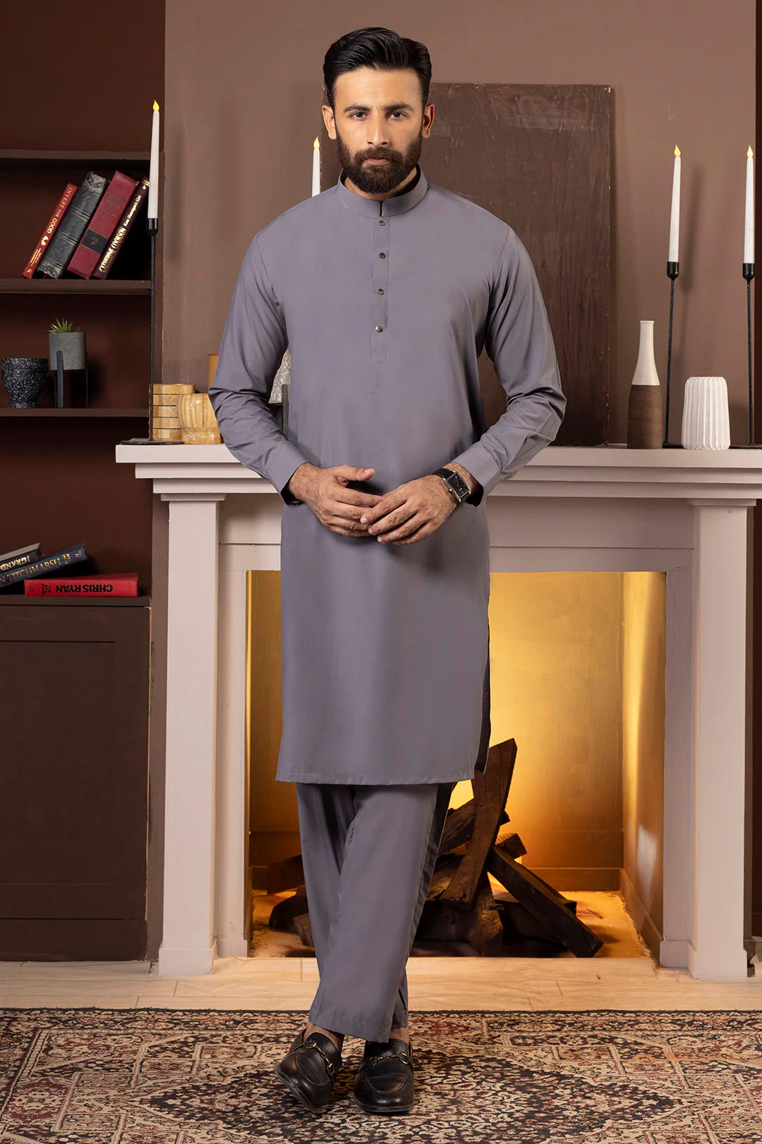 Wash & Wear Kurta Pajama - 2612 - Image 6