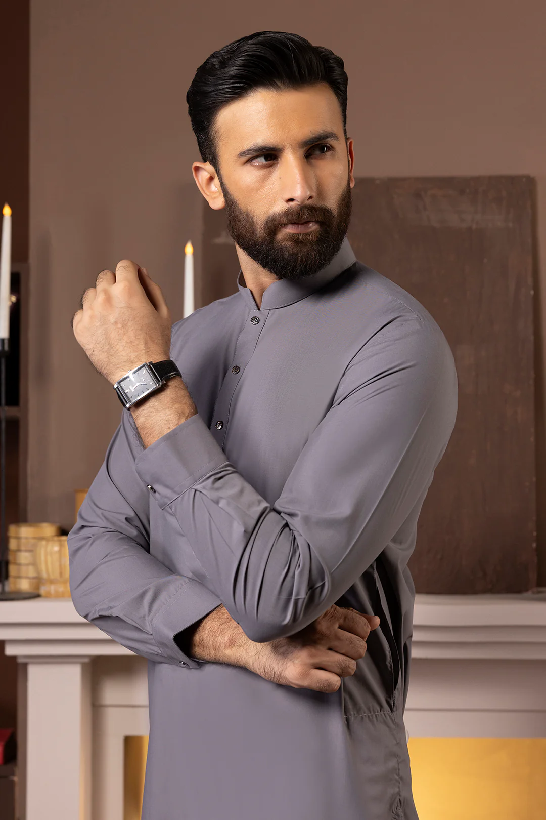 Wash & Wear Kurta Pajama - 2612 - Image 7