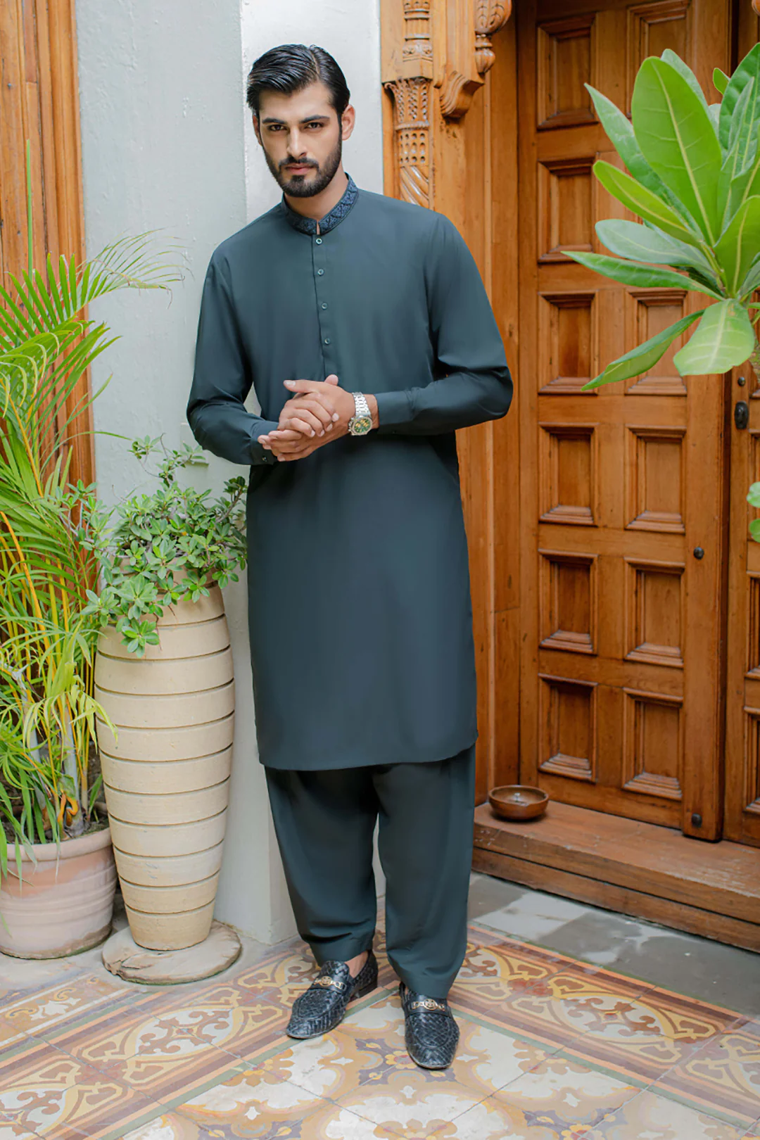Wash & Wear Shalwar Kameez - 3024 - Image 6