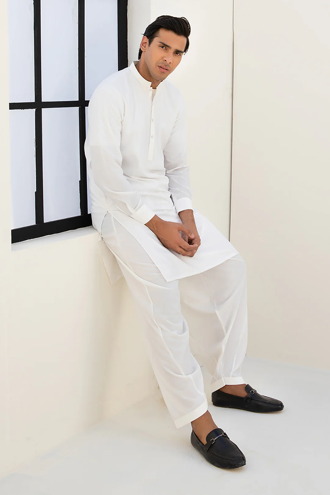Wash & Wear Shalwar Kameez E001 - Image 2